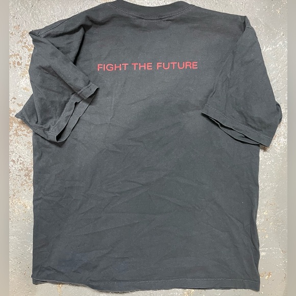 Grey X-Files Fight the Future Movie promo tee - Vintage 1998 - Large fits 22x28 - Picture 2 of 4